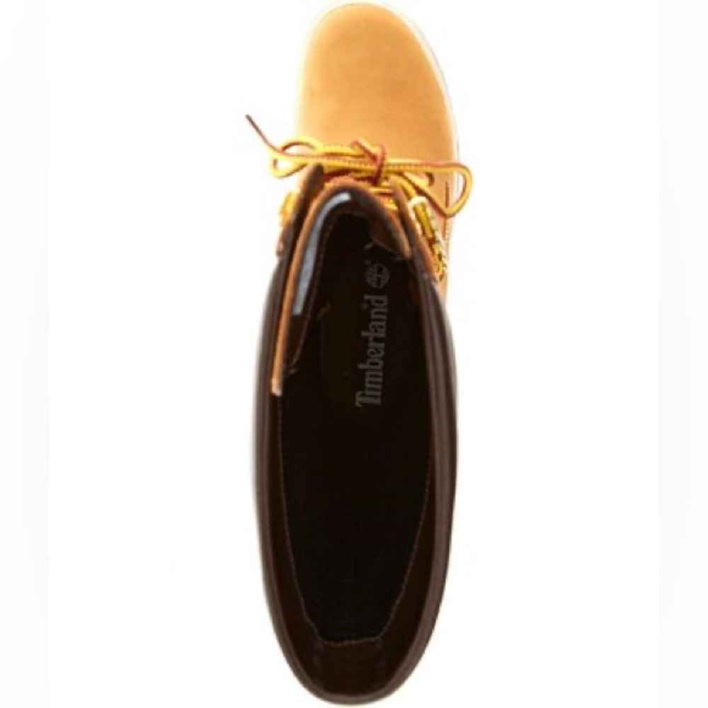 Timberland Tan and Brown Tall Lace-Up Boots - Picture 3 of 10